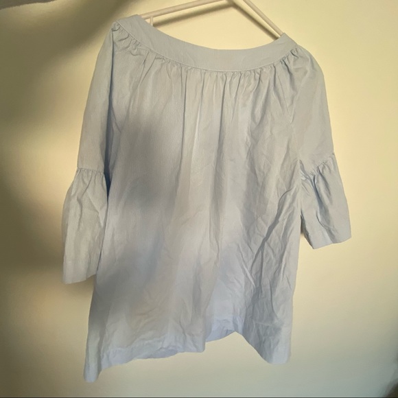 SUNHEE MOON BABY BLUE BLOUSE - Picture 2 of 3